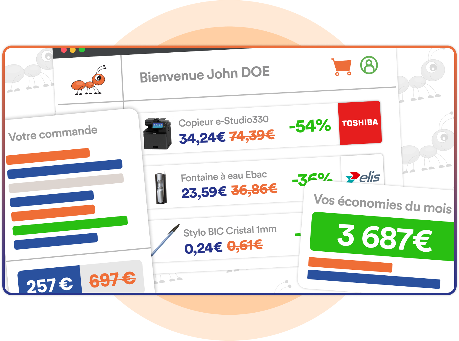 Suivi des contrats fournisseurs en ligne